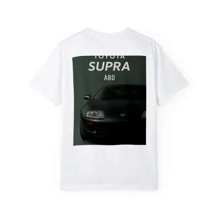 Toyota Supra A80 Dark Green Studio Art