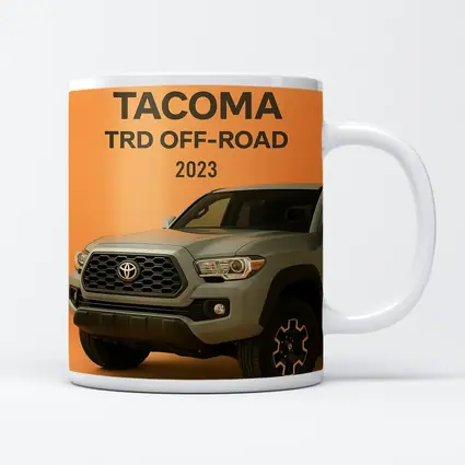 Toyota Tacoma TRD Off Road Orange Background