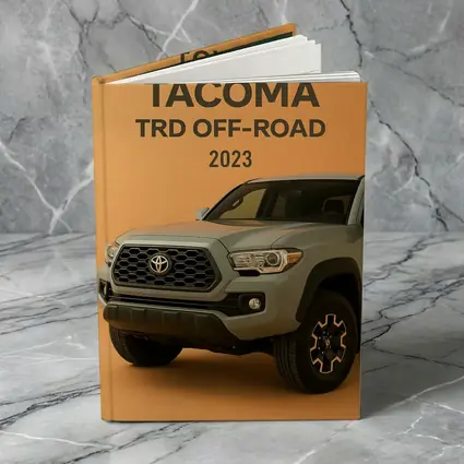 Toyota Tacoma TRD Off Road Orange Background