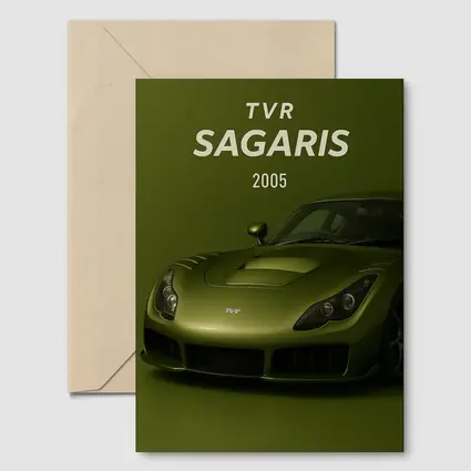 TVR Sagaris 2005 Green Sports Car