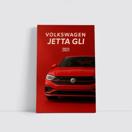 Volkswagen Jetta GLI Red Car Front View