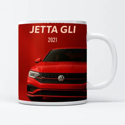 Volkswagen Jetta GLI Red Car Front View