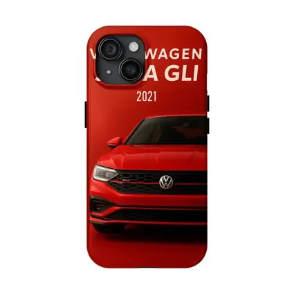 Volkswagen Jetta GLI Red Car Front View