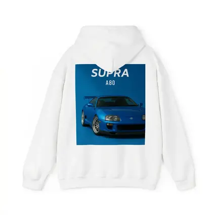 Toyota Supra A80 Blue Studio Art
