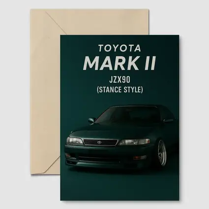 Toyota Mark II JZX90 Stance Style Dark
