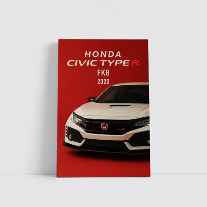 Honda Civic Type R FK8 Red Background
