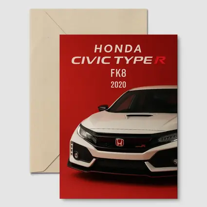 Honda Civic Type R FK8 Red Background