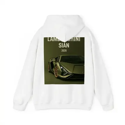 Lamborghini Sian Green Supercar Art Print