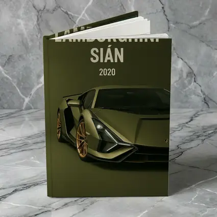 Lamborghini Sian Green Supercar Art Print