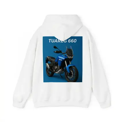 Aprilia Tuareg Adventure Motorcycle Blue Background