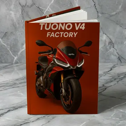 Aprilia Tuono V4 Factory Red Background