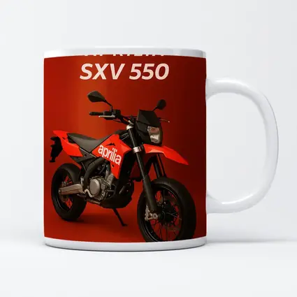 Aprilia SXV 550 Supermoto Red Background