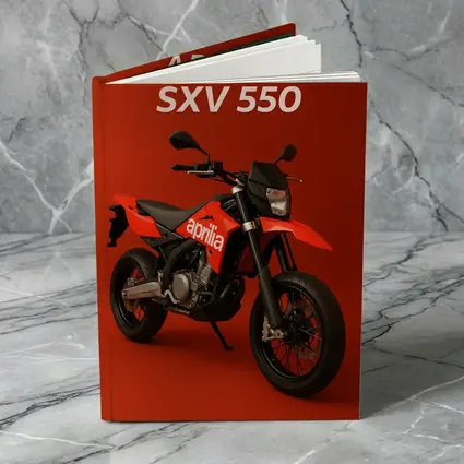 Aprilia SXV 550 Supermoto Red Background