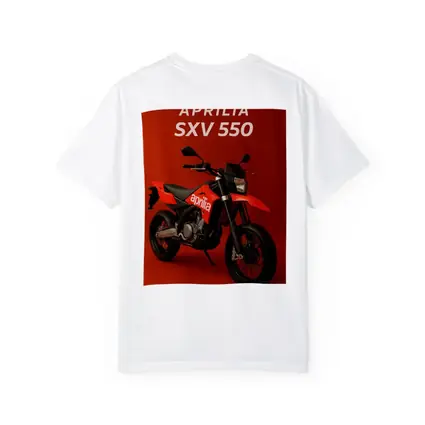 Aprilia SXV 550 Supermoto Red Background