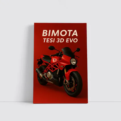 Bimota Tesi 3D Evo Red Motorcycle Art