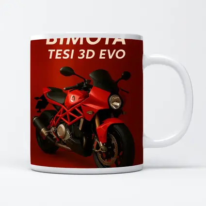 Bimota Tesi 3D Evo Red Motorcycle Art