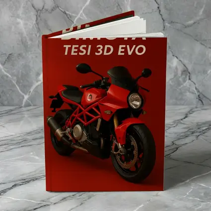Bimota Tesi 3D Evo Red Motorcycle Art