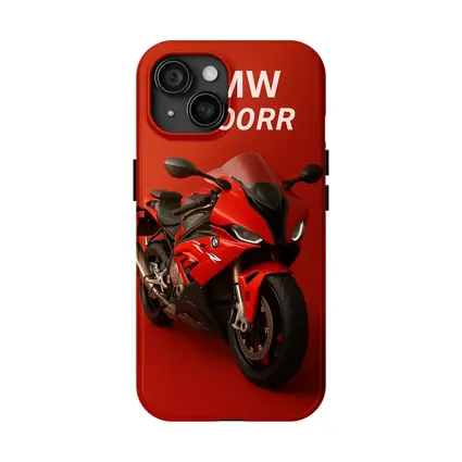 BMW S1000RR Red Sport Bike Art