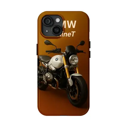 BMW R nineT Motorcycle Brown Background