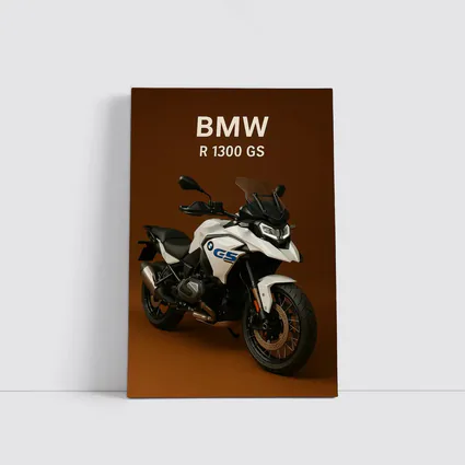 BMW R 1300 GS Adventure Motorcycle Brown Background