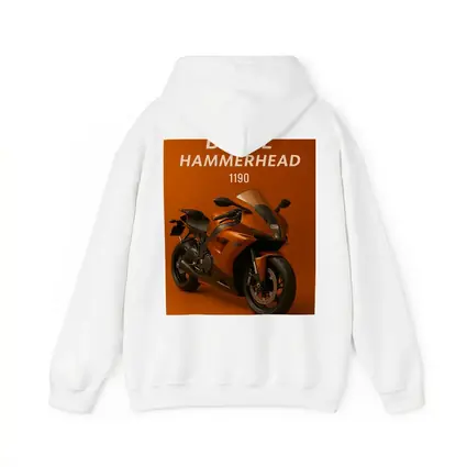Buell Hammerhead Motorcycle Orange Bold Background