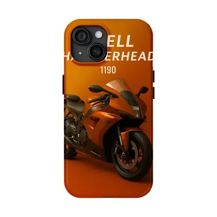 Buell Hammerhead Motorcycle Orange Bold Background