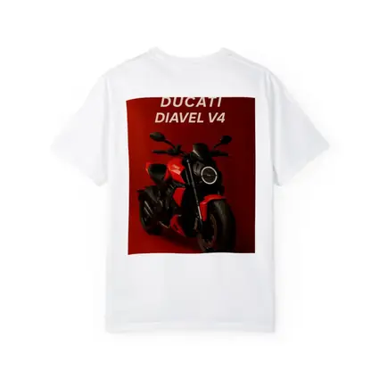 Ducati Diavel V4 Motorcycle Red Background