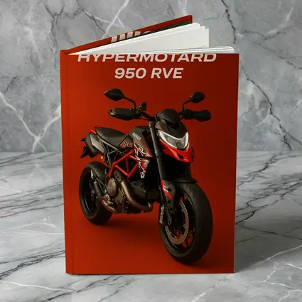 Ducati Hypermotard 950 RVE Red Background