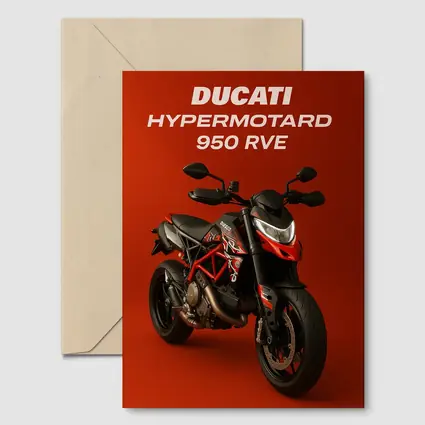 Ducati Hypermotard 950 RVE Red Background