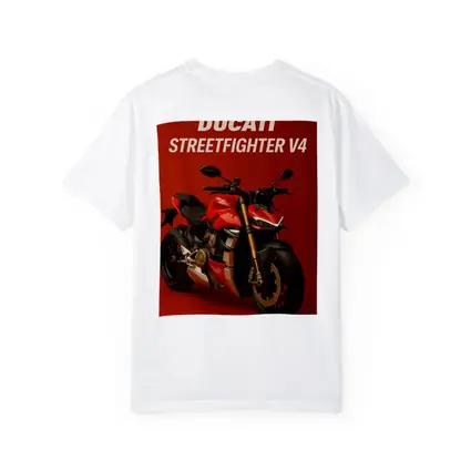 Ducati Streetfighter V4 Motorcycle Red Background