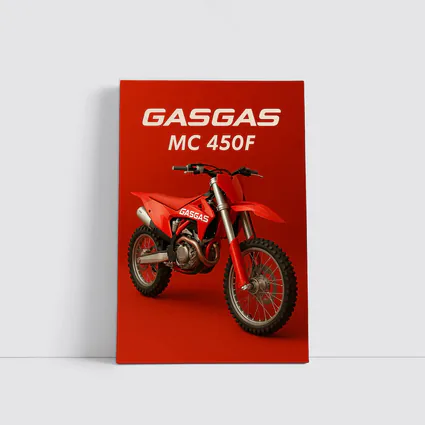 GASGAS MC 450F Red Motocross Dirt Bike
