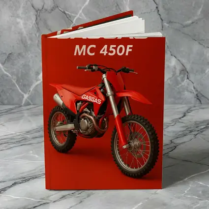 GASGAS MC 450F Red Motocross Dirt Bike