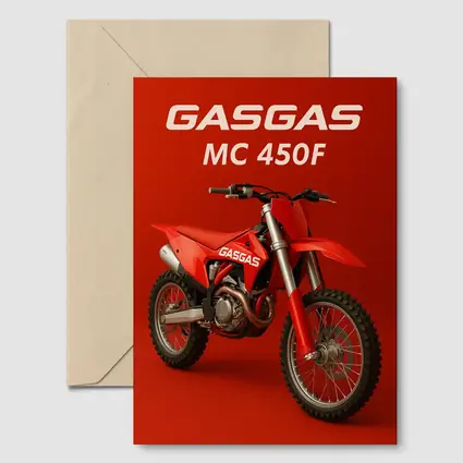 GASGAS MC 450F Red Motocross Dirt Bike