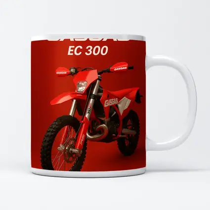 GASGAS EC 300 Dirt Bike Red Background