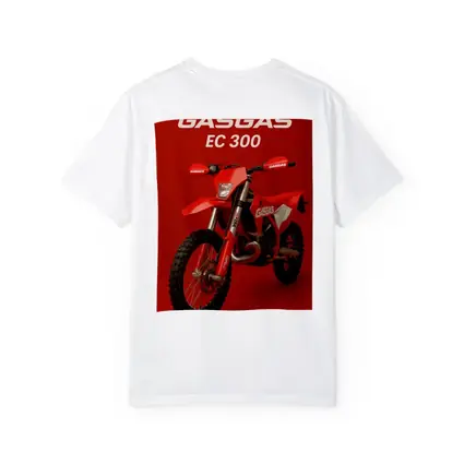 GASGAS EC 300 Dirt Bike Red Background