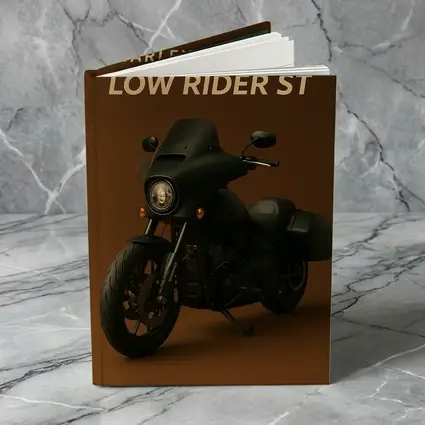 Harley Davidson Low Rider ST Brown Background