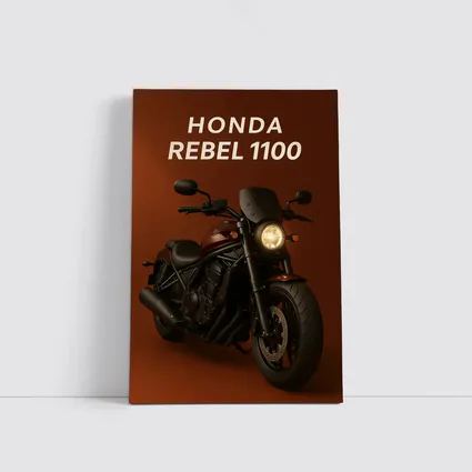 Honda Rebel 1100 Dark Brown Studio Art