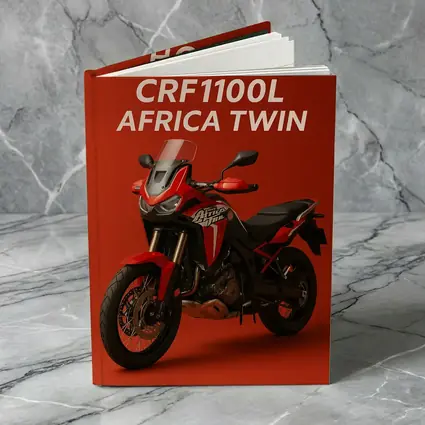 Honda CRF1100L Africa Twin Red Background