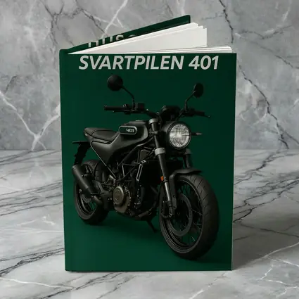 Husqvarna Svartpilen 401 Dark Green Background