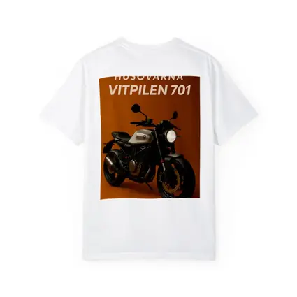 Husqvarna Vitpilen 701 Motorcycle Orange Background