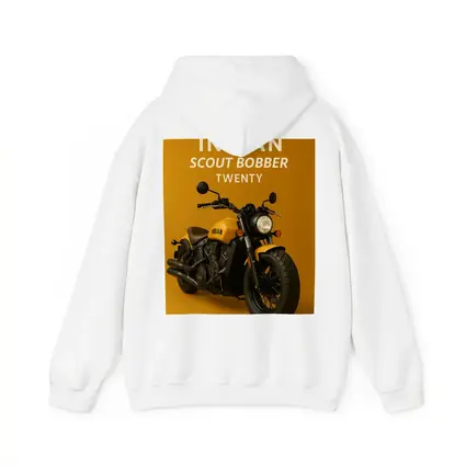 Indian Scout Bobber Twenty Yellow Background