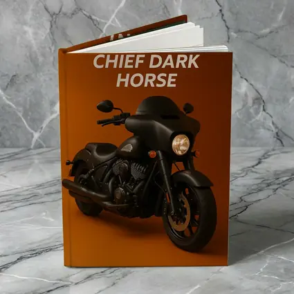 Indian Chief Dark Horse Matte Black Motorcycle