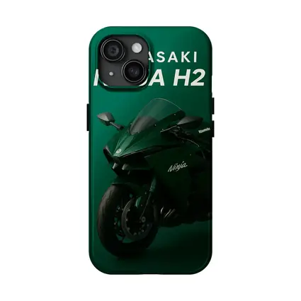Kawasaki Ninja H2 Green Studio Art
