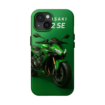 Kawasaki Z H2 SE Green Background Art