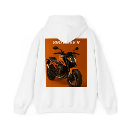 KTM 890 Duke R Orange Background