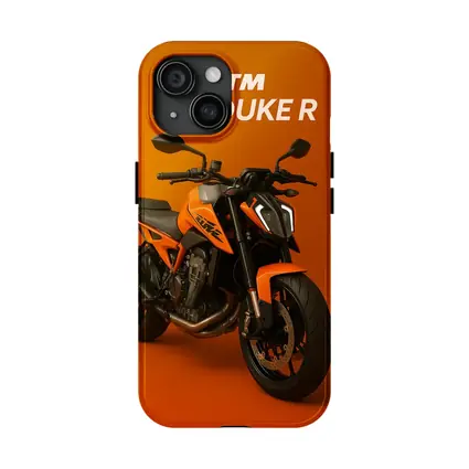 KTM 890 Duke R Orange Background