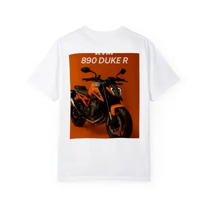 KTM 890 Duke R Orange Background