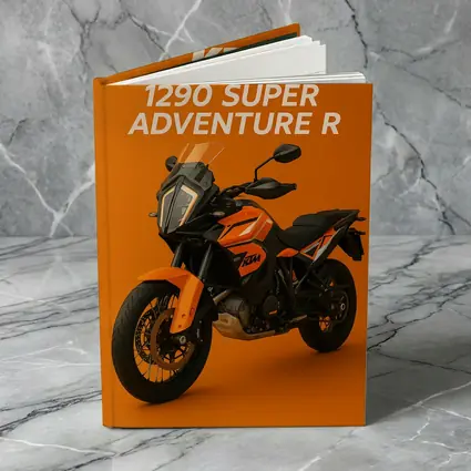 KTM 1290 Super Adventure R Orange Background