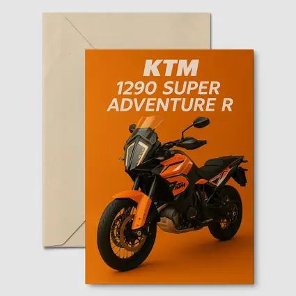 KTM 1290 Super Adventure R Orange Background