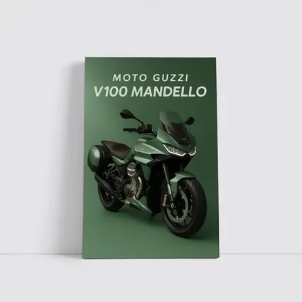 Moto Guzzi V100 Mandello Green Sport Motorcycle